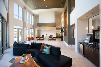 Two-story club house